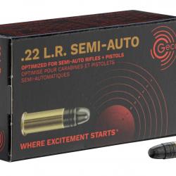 Cartouches 22lr Geco Semi-Auto Boite de 50 cartouches