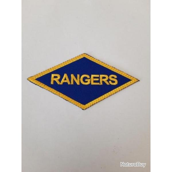 INSIGNE GENERIQUE EN TISSU DES RANGERS