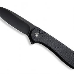COUTEAU CIVIVI BUTTON LOCK ELEMENTUM II G10 NOIR BLACKWASH
