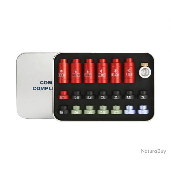 Kit de mesure de feuillure et d'ogives pour pied  coulisse - LIVRAISON GRATUITE