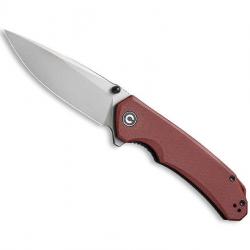 COUTEAU CIVIVI BRAZEN G10 BORDEAUX