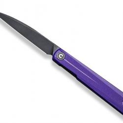 COUTEAU CIVIVI CLAVI G10 VIOLET BLACKWASH