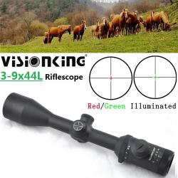 Visionking-Lunette de chasse à grande vue 1 pouce monotube  VS3-9x44
