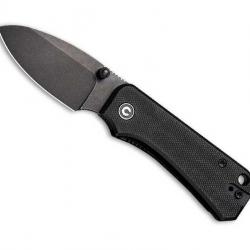 COUTEAU CIVIVI BABY BANTER G10 NOIR BLACKWASH