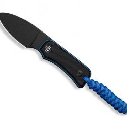 POIGNARD CIVIVI BABY BANTER G10 NOIR/BLEU BLACKWASH
