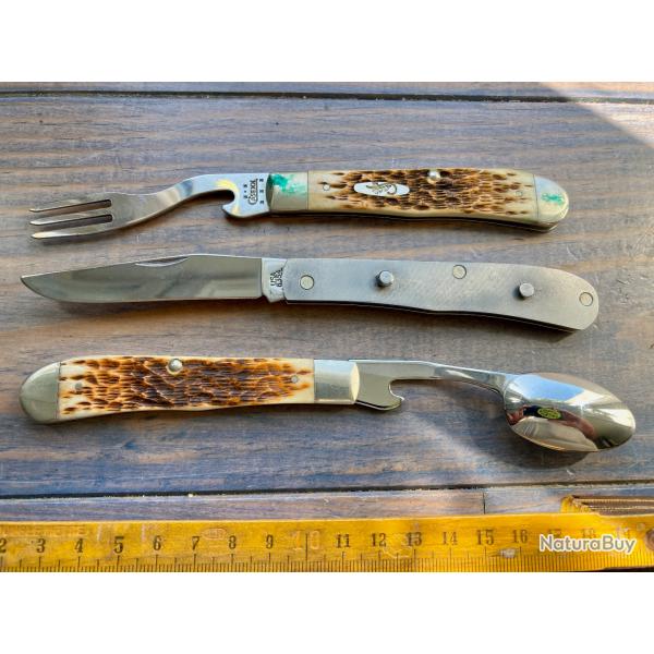 Rare couteau pliant type campeur CASE XX USA "HOBO / 6354 HB SS / KNIFE" NEUF DE COLLECTION