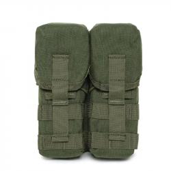 Pochette chargeur double 5,56/7,62 ELYTRA TACTICAL - Vert armée