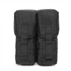 Pochette chargeur double 5,56/7,62 ELYTRA TACTICAL - Noir