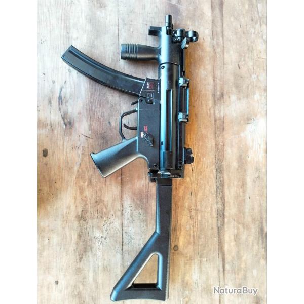 MP5 K, H&K, 3 joules + billes + cartouches