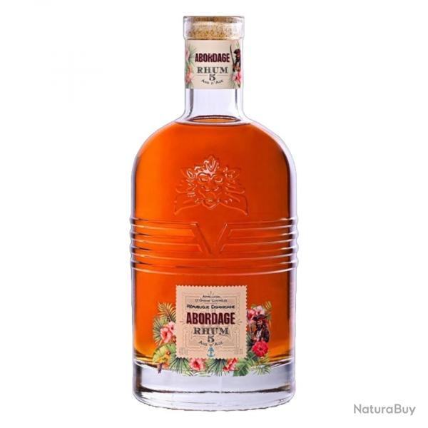Rhum "Abordage" Maison Prulho, Rpublique Dominicaine, 5 ans d'ge, la carafe.