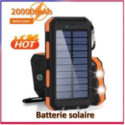 Banque batterie solaire Batterie Solaire de Rechange 200000m Ah, grande puissance , waterproof