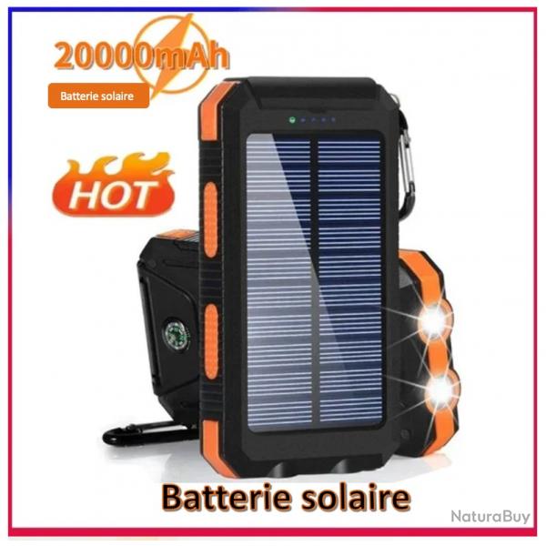 Banque batterie solaire Batterie Solaire de Rechange 200000m Ah, grande puissance , waterproof