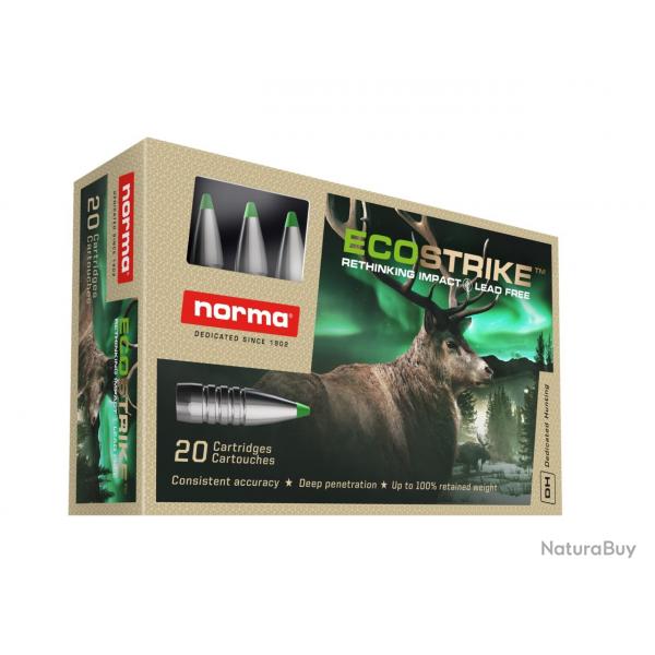 Munitions NORMA 8X57 JRS 10.4G/160GR ECOSTRIKE SANS PLOMB x2 boites