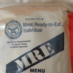 1 Ration de Combat américaine MRE USA DLC 04/2027