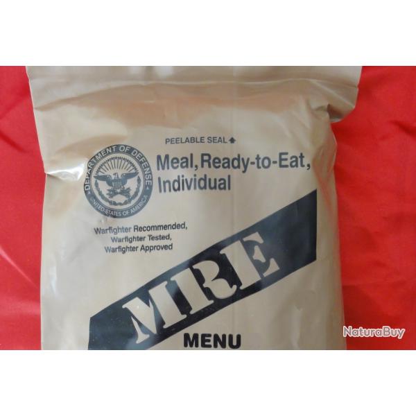 1 Ration de Combat amricaine MRE USA DLC 04/2027