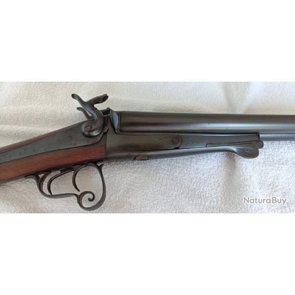 FUSIL LEFAUCHEUX JUXTAPOSES CALIBRE 16/65 CANONS LISSES 700 mm