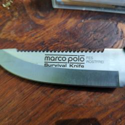 Rare modèle du couteau de survie Marco Polo années 80 série limitée.