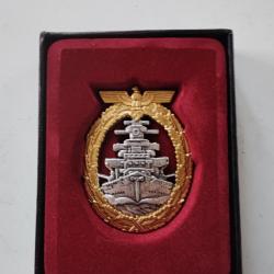 INSIGNE METAL DE HAUTE MER DE LA KRIEGSMARINE