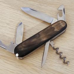 Victorinox Couteau Suisse Tourist Model 234k Plaquettes Corne 1976-1978 rare collector