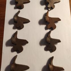 Lot de 8 ancien chien de fusil  carabine fusil revolver