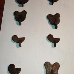 Lot de 8 ancien chien de fusil  carabine fusil revolver lot no2