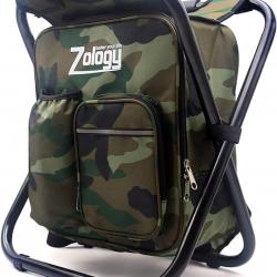 Paniers Sièges Pliant Sac à Dos Portable avec Refroidisseur Isolé