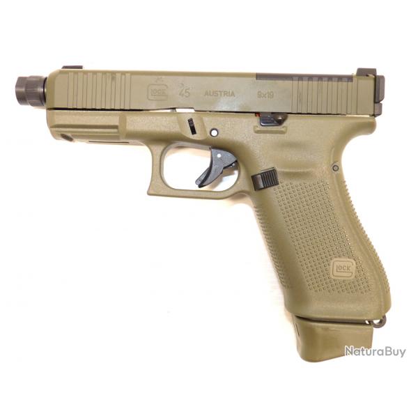 PSA GLOCK 45 MOS GEN 5 FS FILETE M13.5x1 LH EDITION HUNTER CAL.9x19 CATB