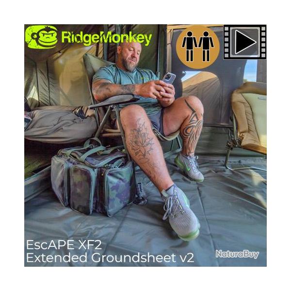 Biwy RidgeMonkey Escape XF2 V2 (Tapis de Sol Porch Extension seul)