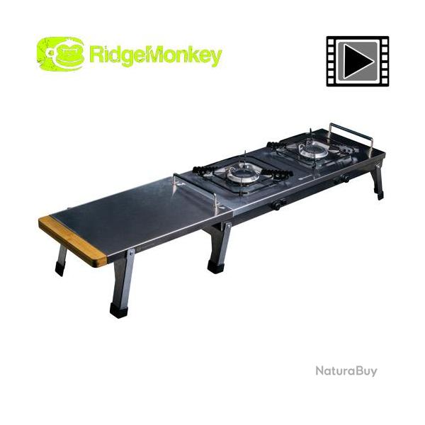 Barbecue RidgeMonkey Grilla Cookstation Double