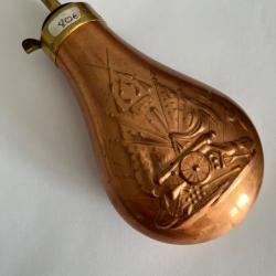 Poire à poudre Laiton