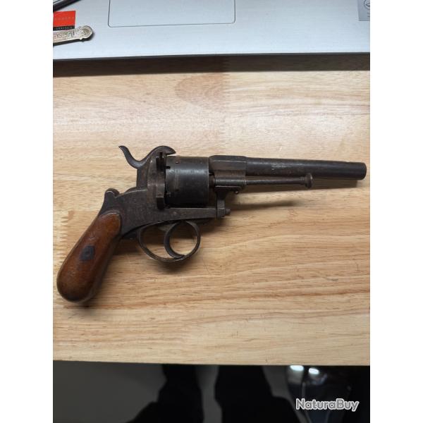 REVOLVER A BROCHE 9 MM BRESILIEN FONCTIONNEL P.LAVAL...RIO DE JANEIRO