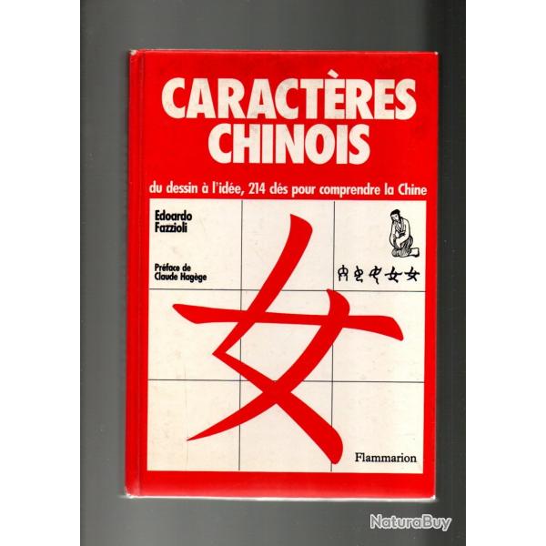 caractres chinois du dessin  l'ide , 214 cls pour comprendre la chine edoardo fazzioli