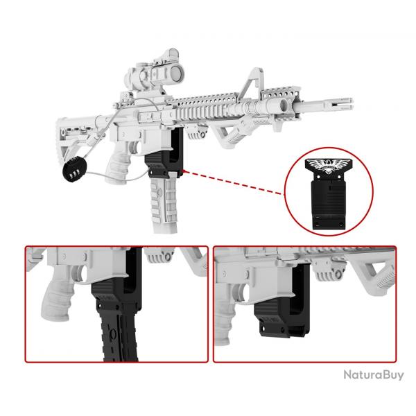 Support mural vertical scuris pour fusil - LIVRAISON GRATUITE