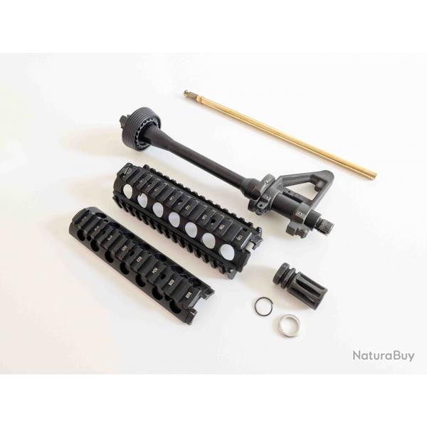 Airsoft M4 CQBR MK18 barrel kit 10.3 + RIS KAC