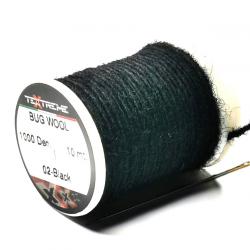 laine montage mouche BUG WOOL TEXTREME dark grey