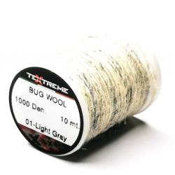 laine montage mouche BUG WOOL TEXTREME gris light