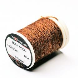 laine montage mouche BUG WOOL TEXTREME  rusty brown