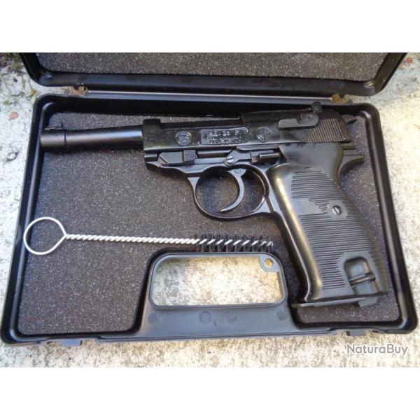 Rplique Walther P38 Structure en Zamac Double Action Semi Automatique Livr dans Caisse Plastique