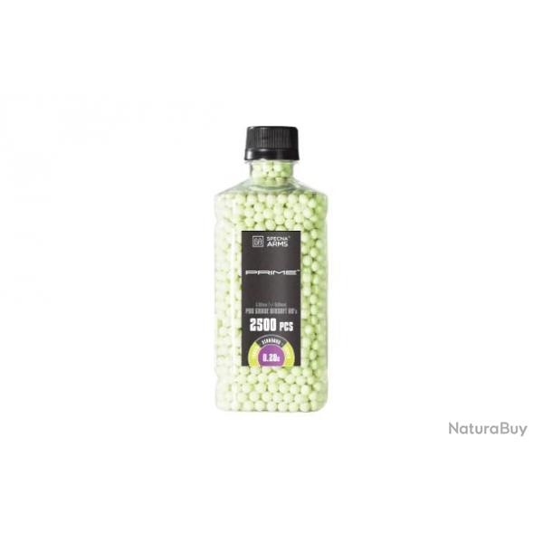 BILLES 0.20G PRIME VERTE EN BOUTEILLE DE 2500 "SPECNA ARMS"
