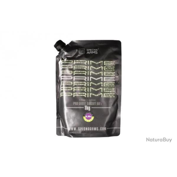BILLES 0.20G PRIME TRACANTE VERTE EN SACHET 1KG "SPECNA ARMS"