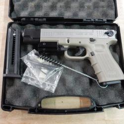 PISTOLET ISSC M22 TAN COMPENSE CAL 22 LR OCCASION BON ETAT