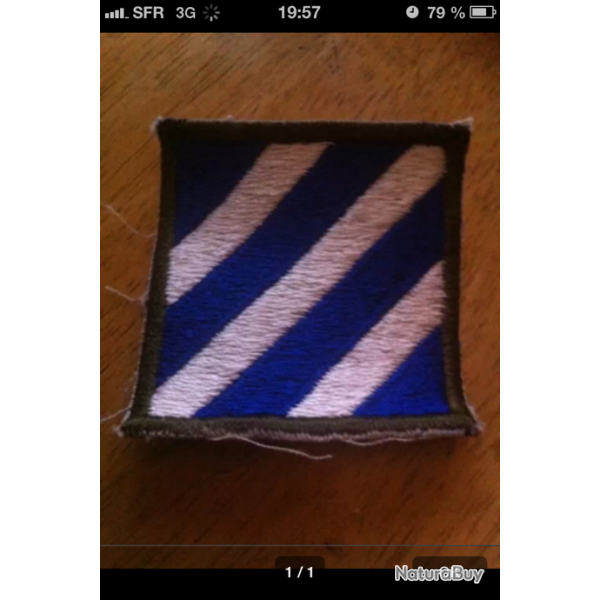 Patch tissu US   A1,2