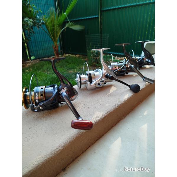 Lot 4 moulinets taille 7000