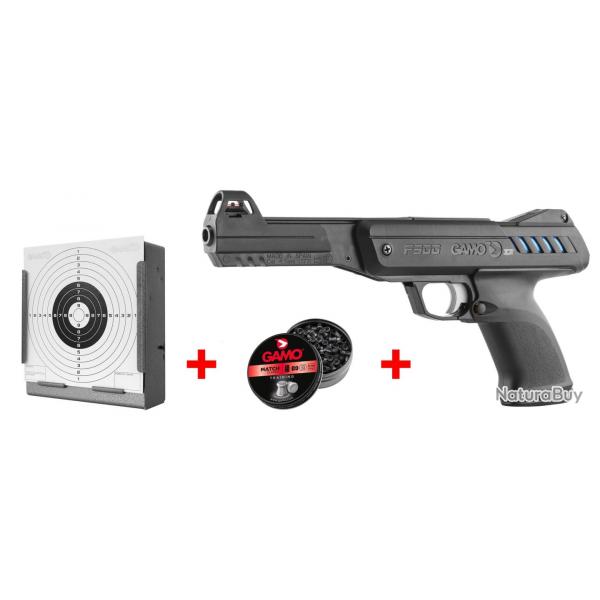Pistolet GAMO P-900 IGT Gunset noir Cal. 4,5 mm