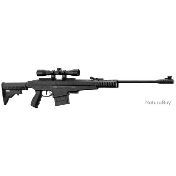 Pack carabine  air tactique break barrel PENDLETON Cal. 4.5mm + lunette 4x32