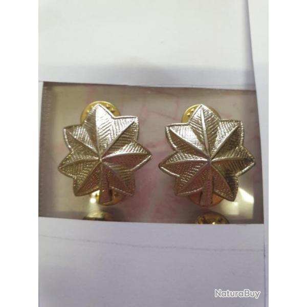 PAIRES de Crest US grades ARGENT  en reproduction   A251.1