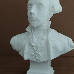 Buste de Gilbert du Mortier de la Fayette 22 cm
