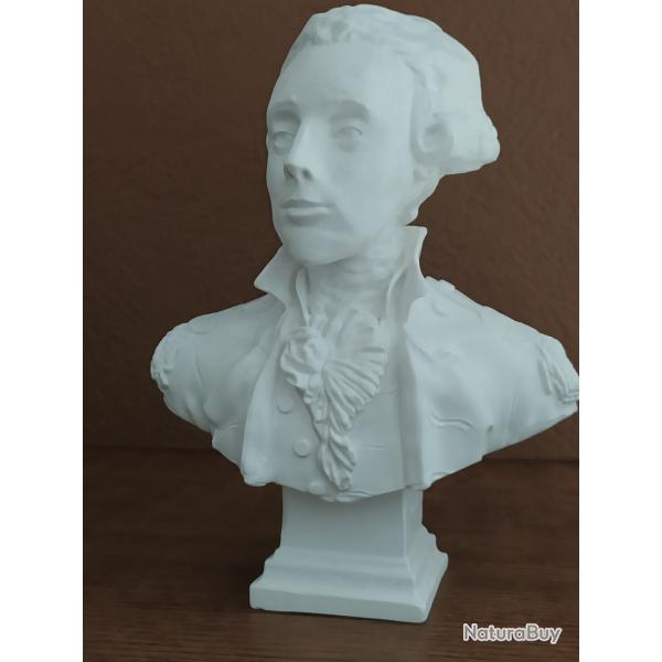 Buste de Gilbert du Mortier de la Fayette 22 cm