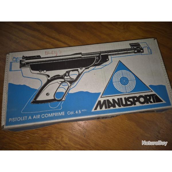 Pistolet a plomb Manu Sport