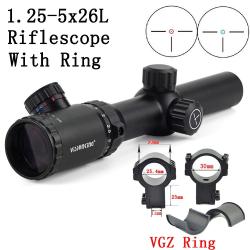 Visionking-Lunette de visée étanche -** 1.25-5X26  11mm High Ring - LIVRAISON GRATUITE !!